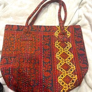 Printed satchel bag